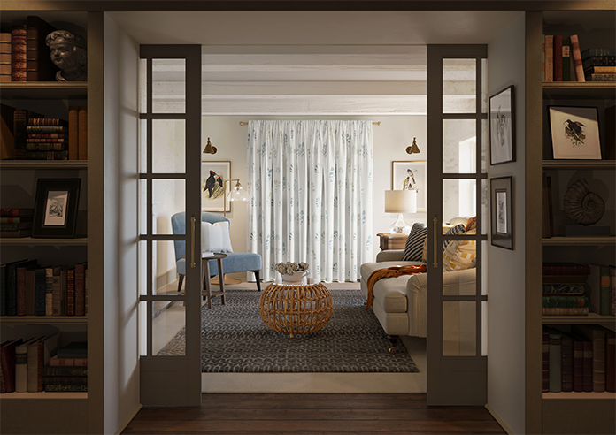 Botanical Velvet, Spring - Made to Measure Curtains - Image 15